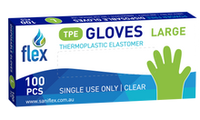 Load image into Gallery viewer, Gloves TPE Thermoplastic Disposable/ 100
