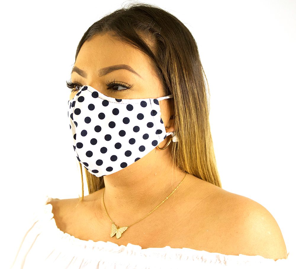 Cotton Face Masks 3 Pack Retail Quality (Made in USA)