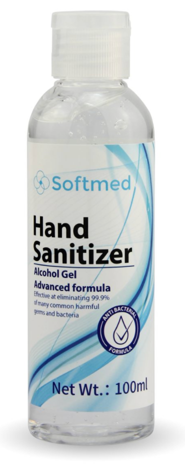 Sanitiser Hand Gel 100ml Softmed