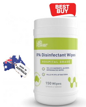 Load image into Gallery viewer, Alcohol Wipes – 70% Isopropyl -Australia Made 150 Wipes
