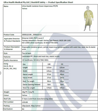Load image into Gallery viewer, Clinical Isolation Gown – Non Sterile/Impervious PP/PE Lvl 3
