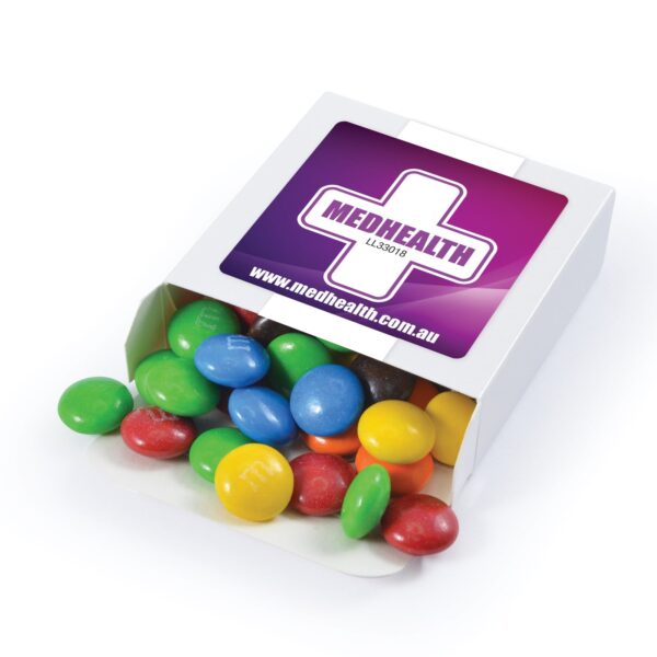 M&M's in 50 Gram Branded  Box