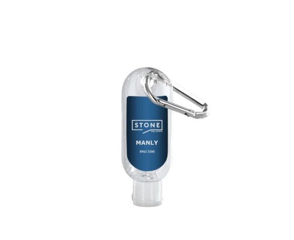 Sanitiser With Carabiner 30ml