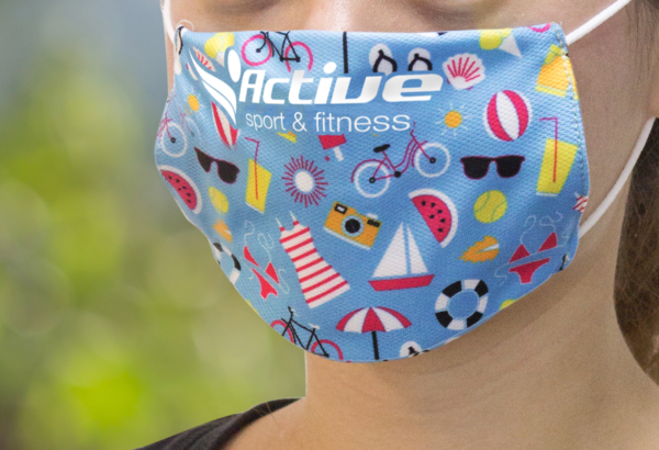 Reusable Face Mask Full Colour -Small - Image 3