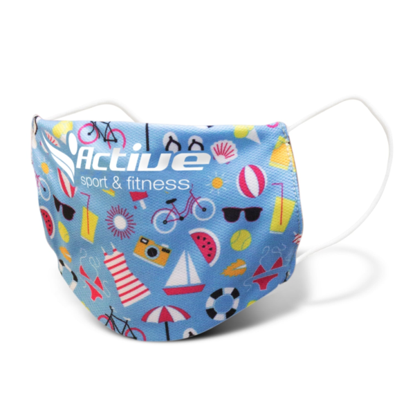 Reusable Face Mask Full Colour -Small