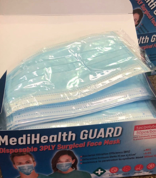 MediHealth Guard Hospital Grade 3Ply Surgical Masks - Image 4