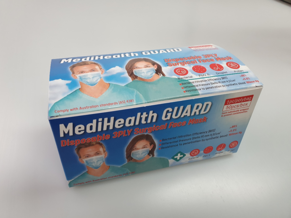 MediHealth Guard Hospital Grade 3Ply Surgical Masks - Image 3